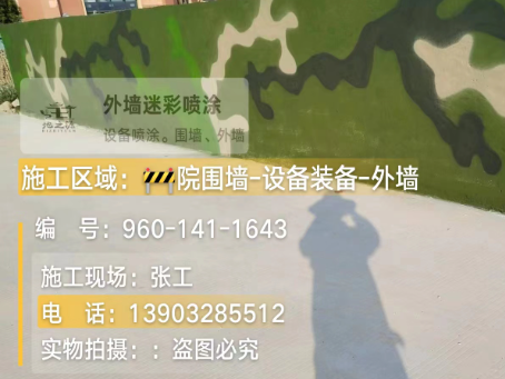 厦门 迷彩漆喷涂价格（按平方米计费）